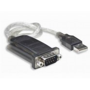 Cable convertidor USB-A a SERIAL macho (DB9)